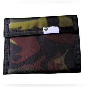 U.S Alteration Camouflage Green and Brown Wallet w/Velcro Closure NWT